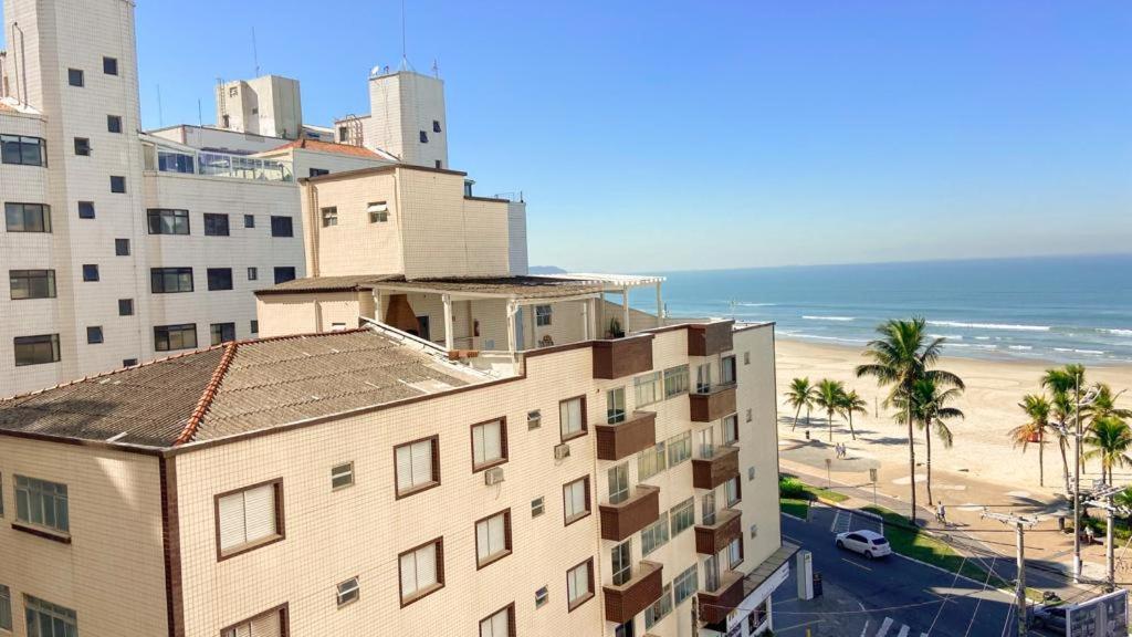 Pe Na Areia Praia Ocian Praia Grande (Santos) Exterior foto